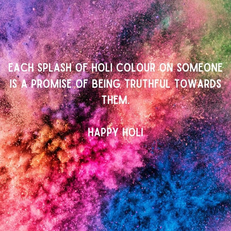 Colorful Holi Quotes in English | Holi Wishes In English