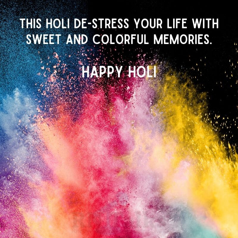 Colorful Holi Quotes in English | Holi Wishes In English