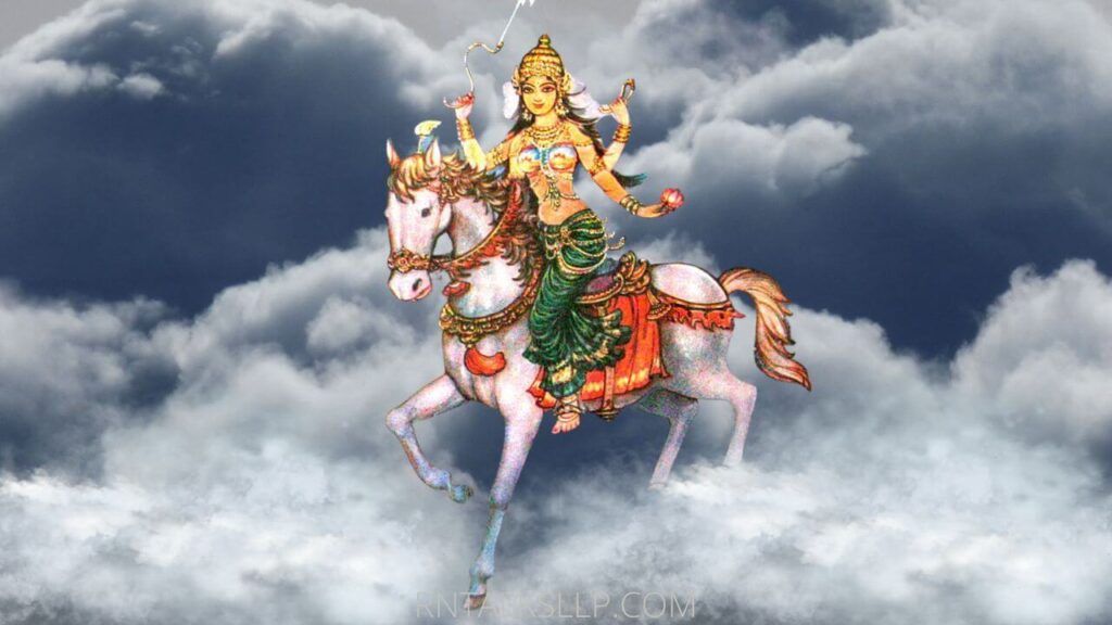 Different Vahanas of Maa Durga Horse