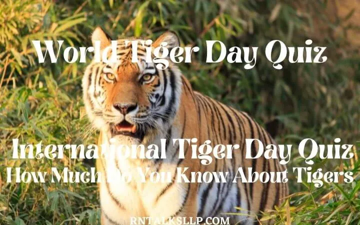 World Tiger Day Quiz | International Tiger Day Quiz | How Much Do You Know About Tigers